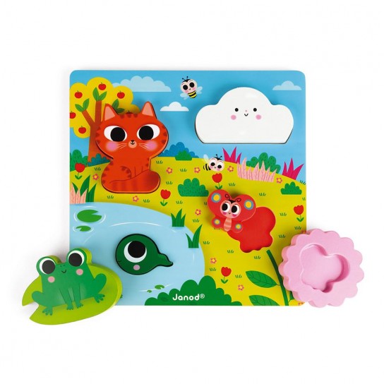 Puzzle cache-cache Nature