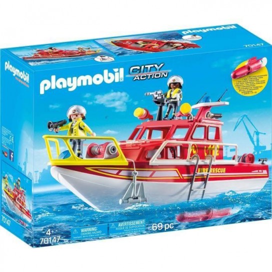 Bateau de sauvetage et pompiers