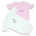 Lot de 2 bodys princesse manches courtes naissance
