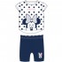 Ensemble 2 pièces Minnie bleu 12 mois