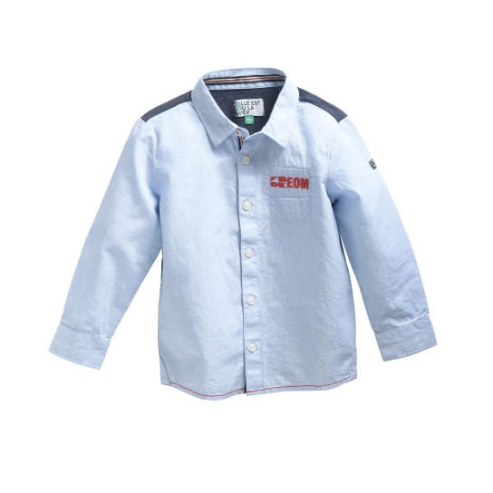 Chemise bleu ciel 3 ans