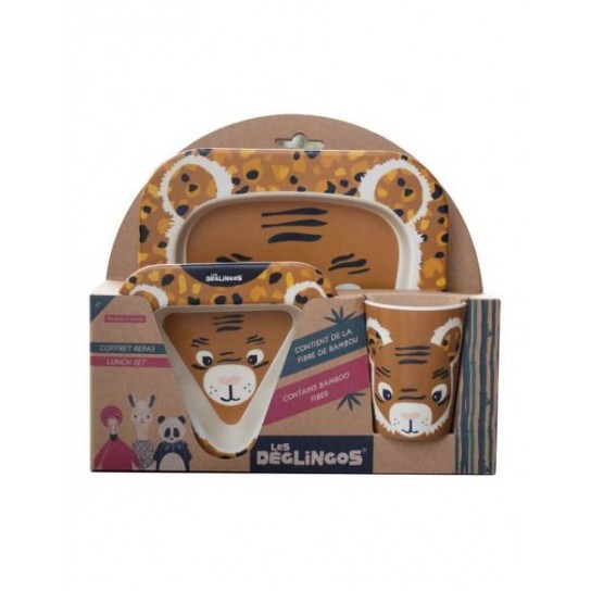 Coffret repas bambou Speculos le tigre