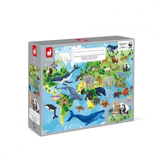 Puzzle éducatif Les espèces prioritaires