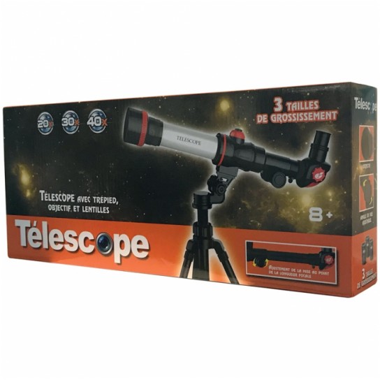 Télescope avec trépied réglable