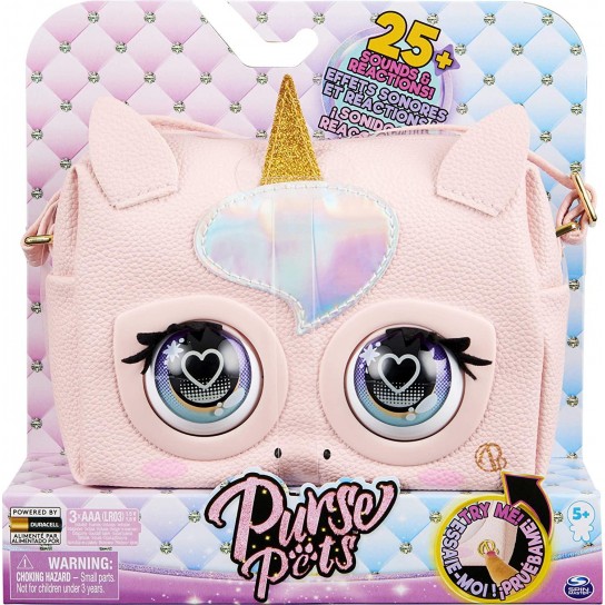 Purse Pets Sac interactif Licorne