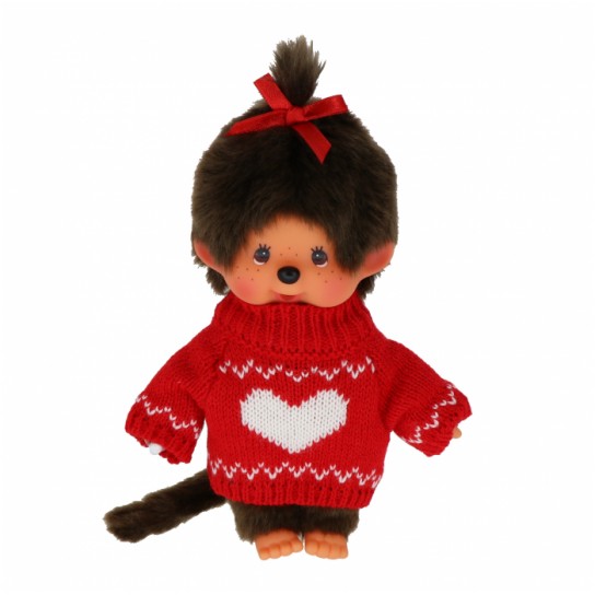 Monchhichi pull coeur