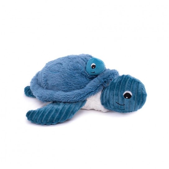 Ptipotos tortue maman bébé bleu
